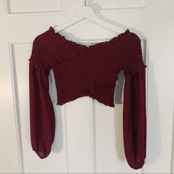 Maroon Top